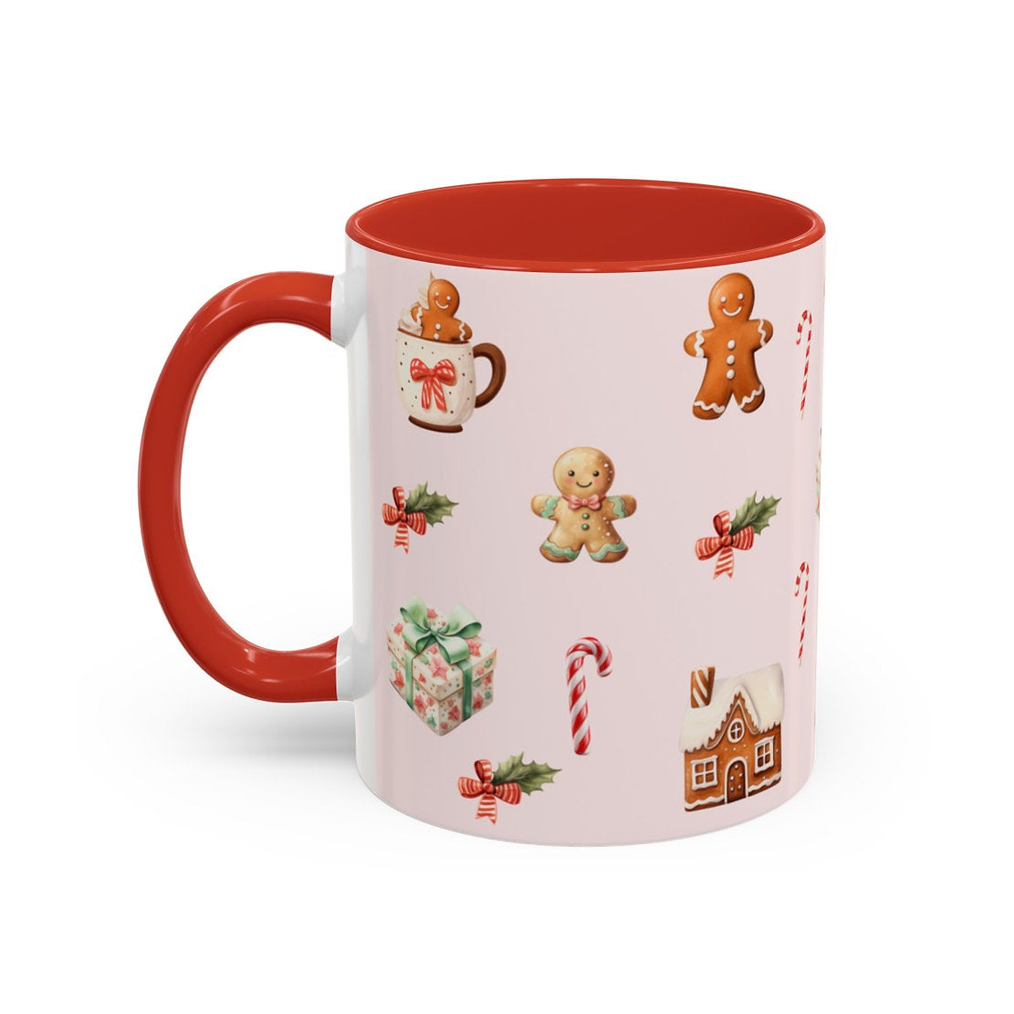 Gingerbread Christmas Accent Mug - Gift For Christmas