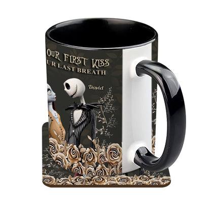 From Our First Kiss - Personalized Couple Nightmare Accent Mug