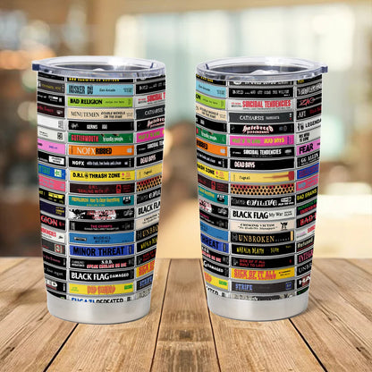 Classic Punk Rock Tapes Cassette 20oz Tumbler