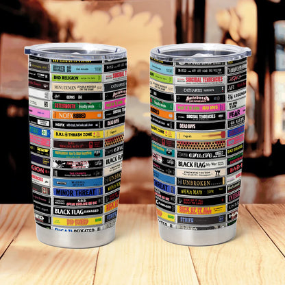 Classic Punk Rock Tapes Cassette 20oz Tumbler