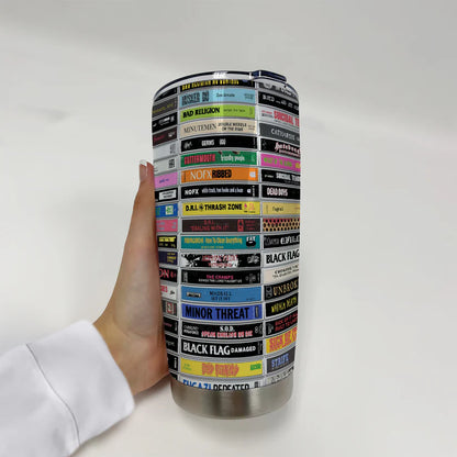 Classic Punk Rock Tapes Cassette 20oz Tumbler