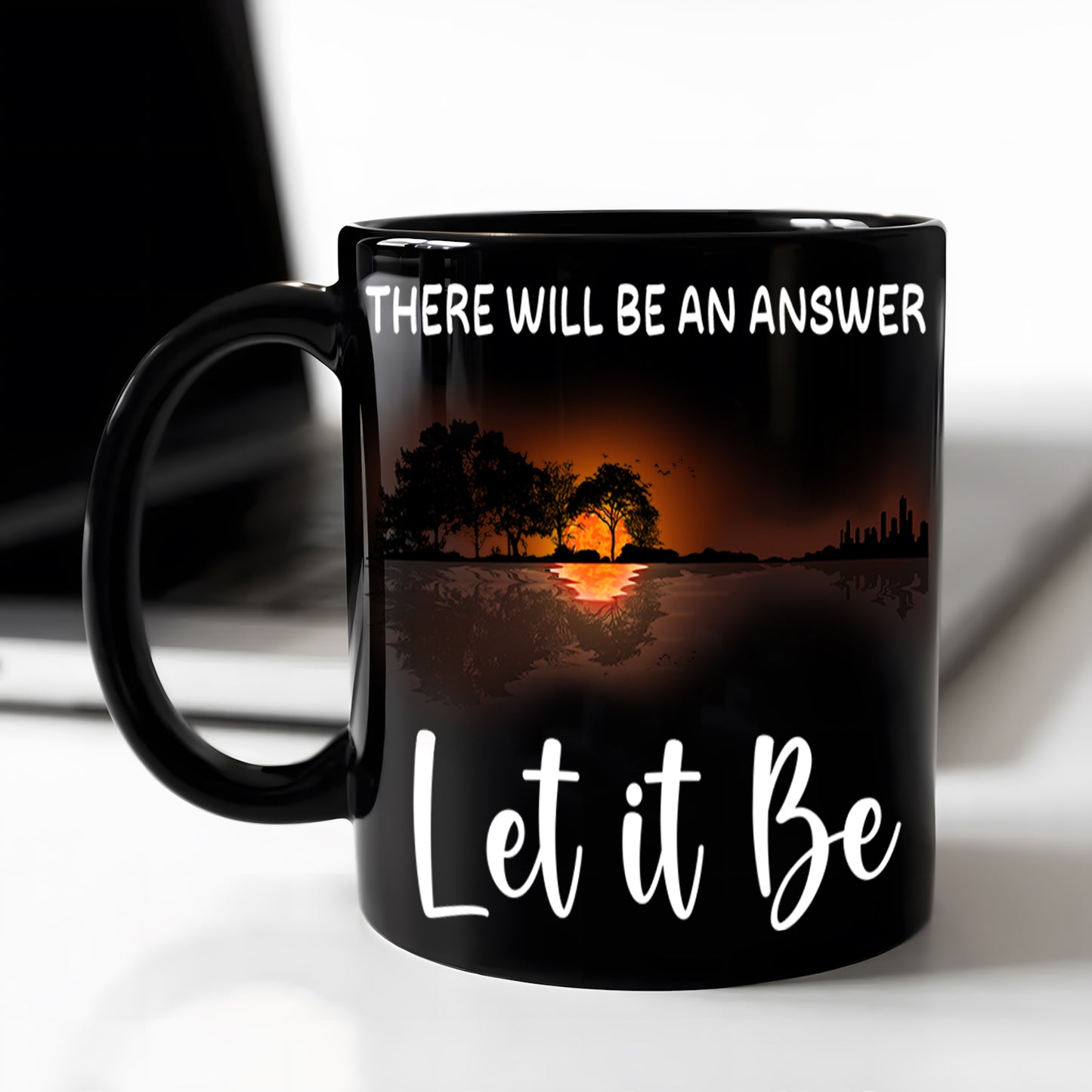 Hippie There Will Be An Answer Let It Be Mug