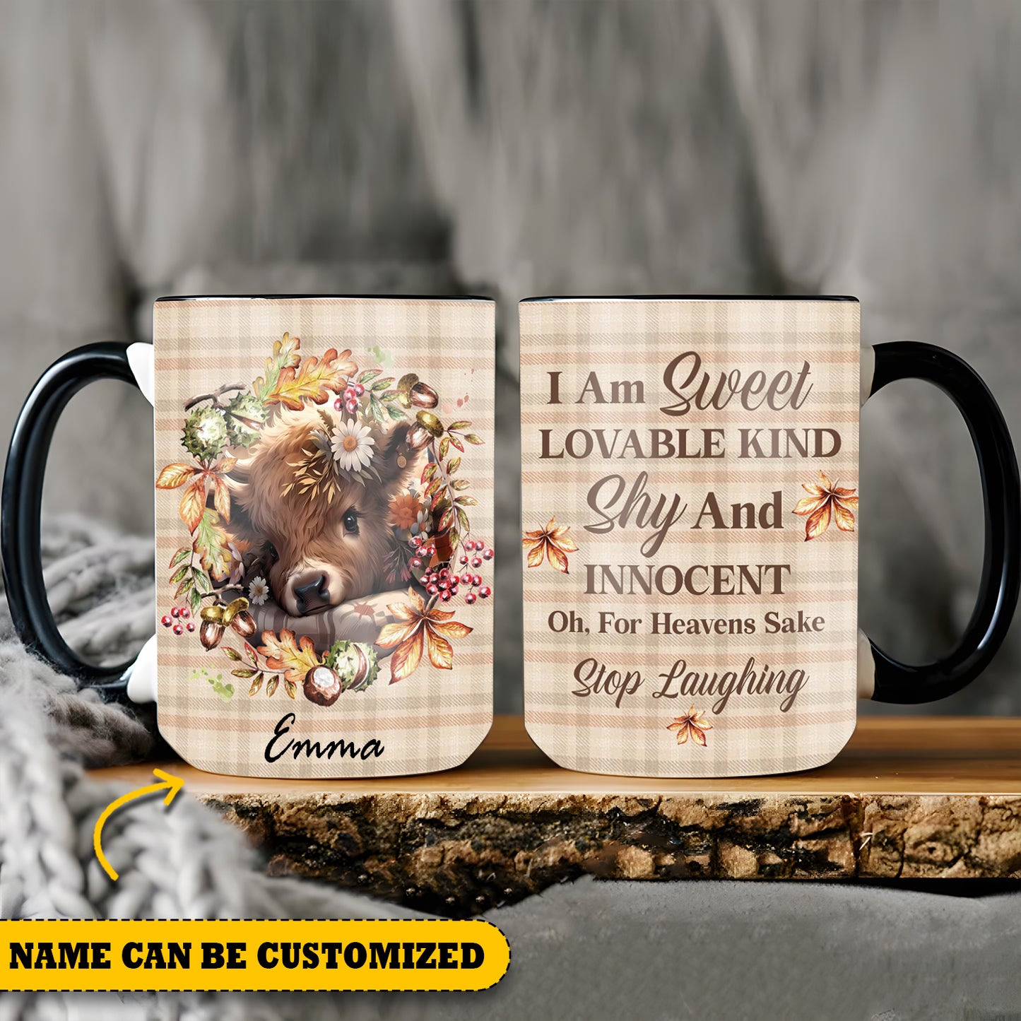 Cow Cute Farm Accent Mug