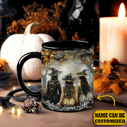 Beautiful Besite Witch Personalized Halloween Accent Mug