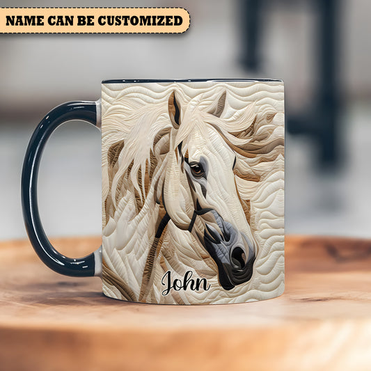 Beautiful Horse Personalized Accent Mug