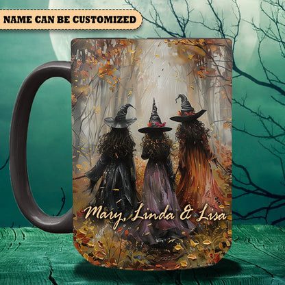 Witch Sisterhood Forest Personalized Halloween Accent Mug