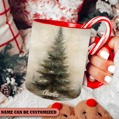 Christmas Tree Personalized Accent Mug