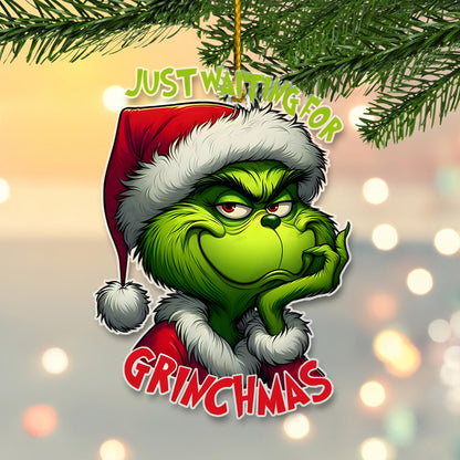 Christmas Grinch Funny Acrylic Ornament - Gift For Christmas