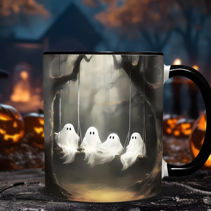 Cute Ghost Halloween Accent Mug