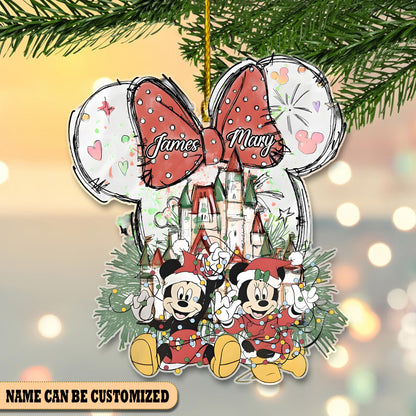 Couple Christmas Gift Personalized Acrylic Ornament