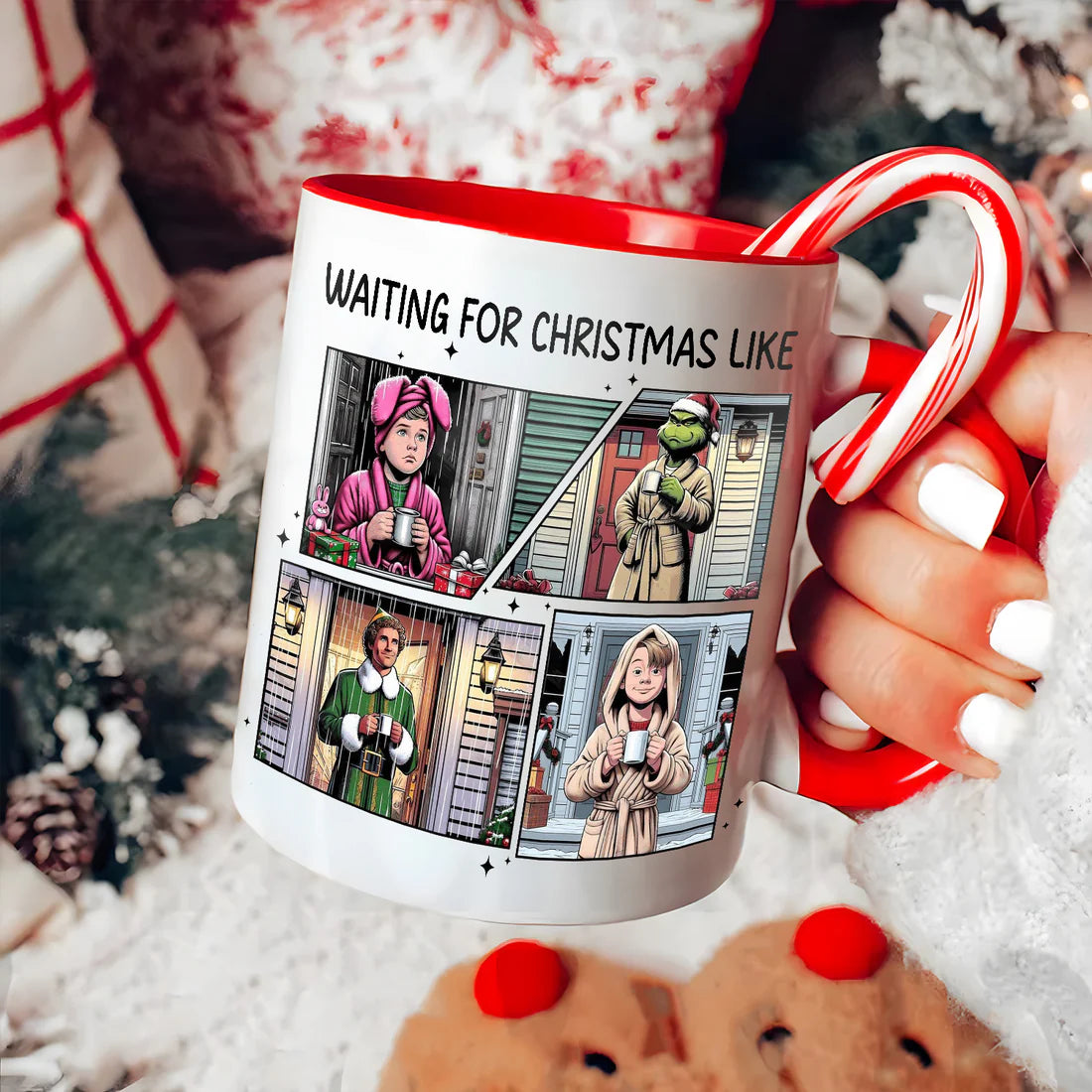 Christmas Movie Waiting For Christmas Like Accent Mug