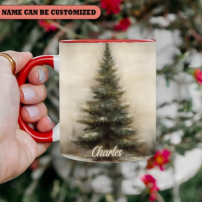 Christmas Tree Personalized Accent Mug