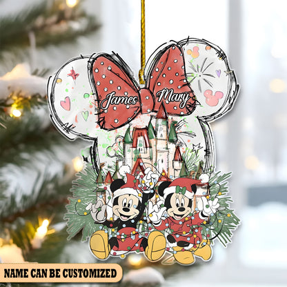 Couple Christmas Gift Personalized Acrylic Ornament