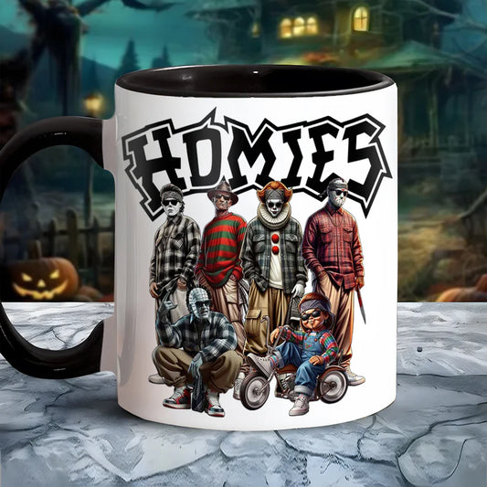 Halloween Horror Character Movies Homies Accent Mug