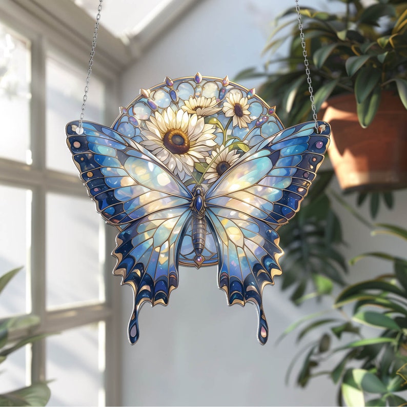 Butterfly Acrylic Window Hanging, Window Hangings Home Decoration, Style Inspired Butterfly Gifts, Butterfly Decor, Gift For Butterfly Lover’s