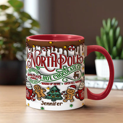 Northpole Hot Chocolate - Personalized Christmas Accent Mug