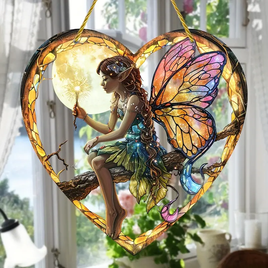 Fairy Acrylic for Windows-Graduation Dance Party Gift, Fairy Garden Theme Bedroom Decor, Gitf For Her