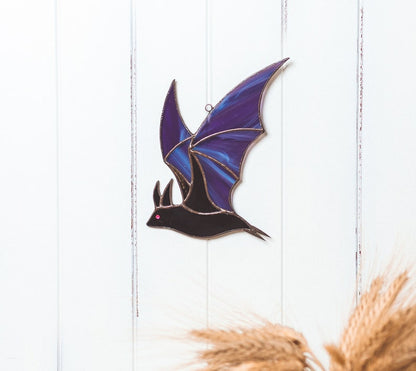 Bat Acrylic Window Hanging, Indoor Decor, Bat lovers gift, Funny Bat window decor, Gothic bat, Halloween decor, Garden Gift