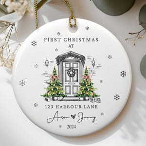 ornament!ceramic!round!printway!new-house-christmas