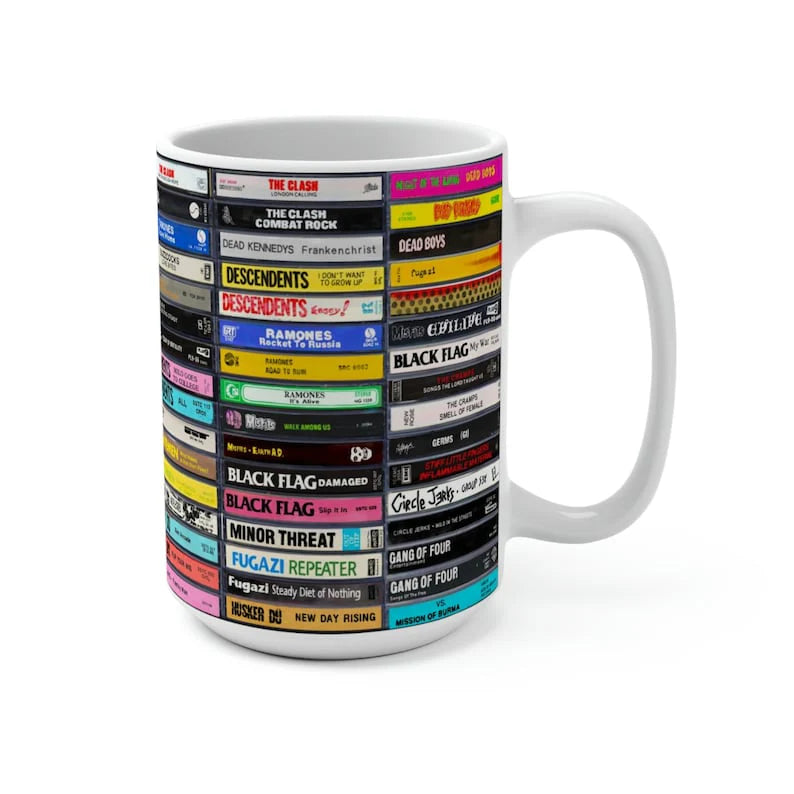 Classic Punk Rock Cassette Mug - Version 3