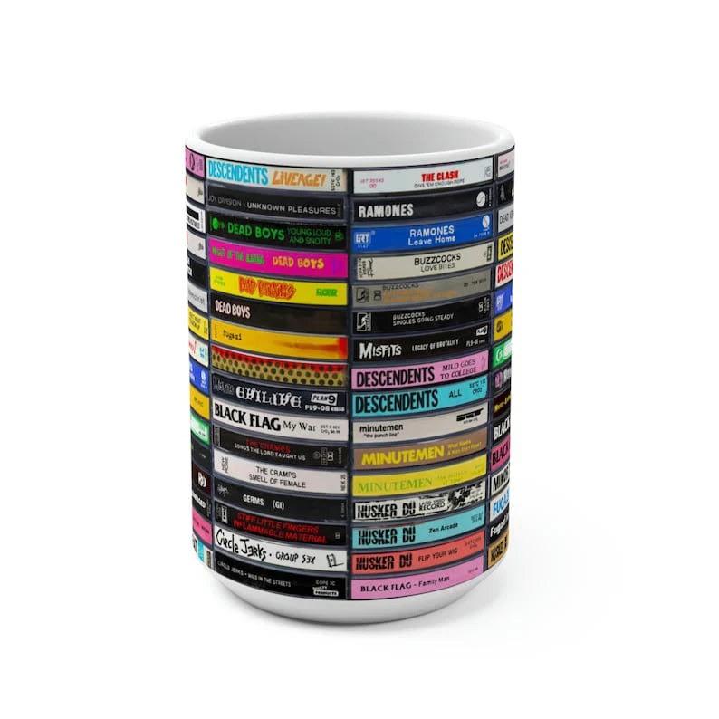 Classic Punk Rock Cassette Mug - Version 3