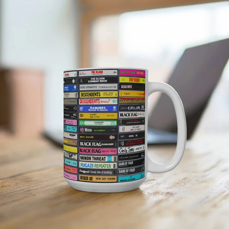 Classic Punk Rock Cassette Mug - Version 3