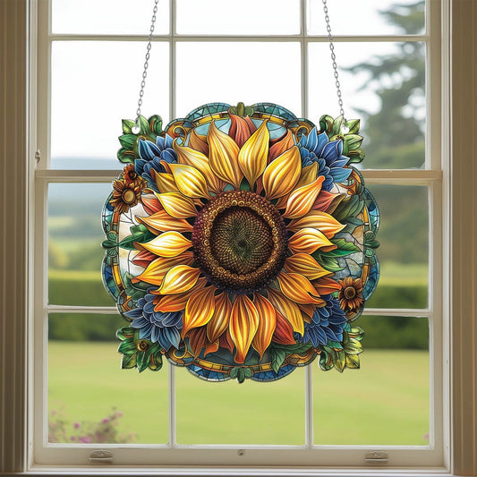 Sunflower Acrylic Window Hanging, Sunflower Decor, Sunflower Kitchen Decor, Gifts For Women, New house Decor, Gift For Mom