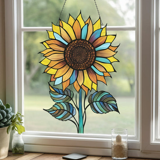 Sunflower Window Hanging, Sunflower Acrylic Home Decor,Sunflower Wall Hanging Decoration, Sunflower Wall Decor,